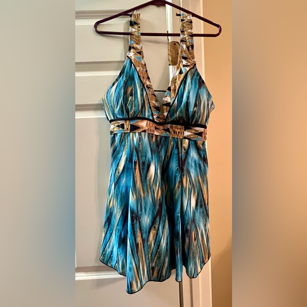Women's Tankini Swimsuit One Piece - Picture 1 of 6